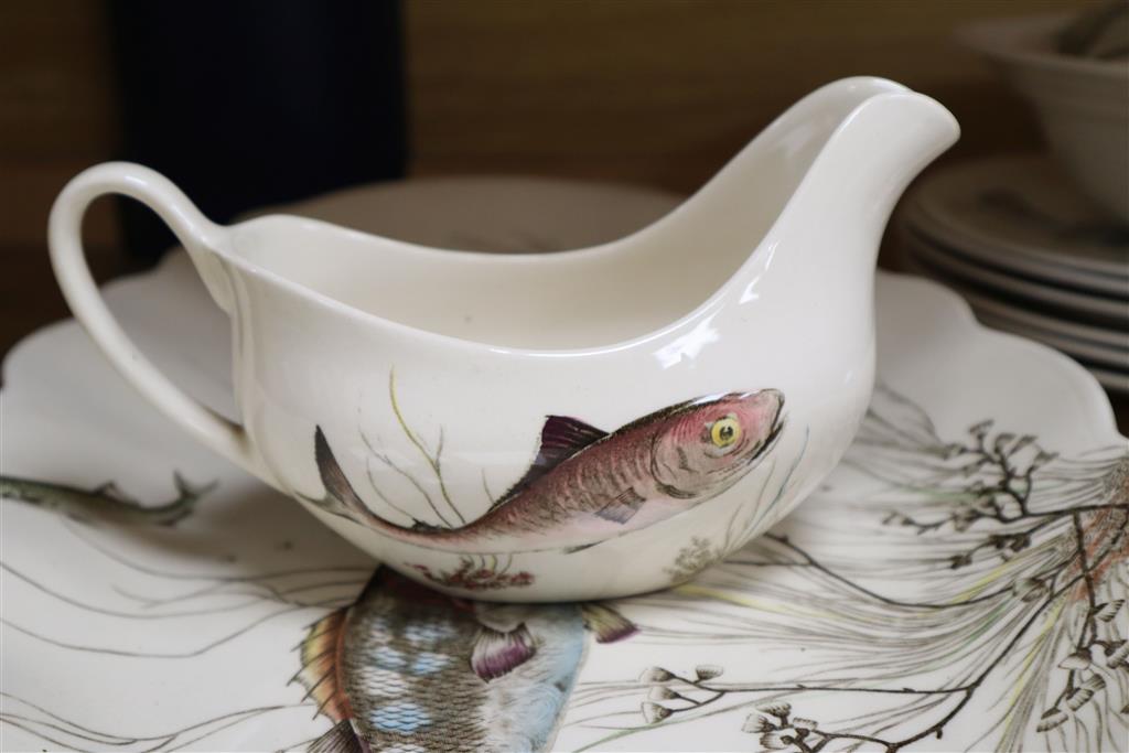 A Johnson Bros., earthenware fish service